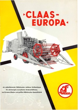 Katalog Claas Europa Consul Markant Mercator