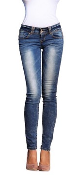 #RE399 Jeansy VOUGE wygodne kobiece spodnie 31/XXL
