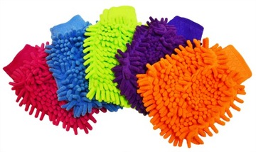 RĘKAWICA GĄBKA MYJKA do samochodu mikrofibra