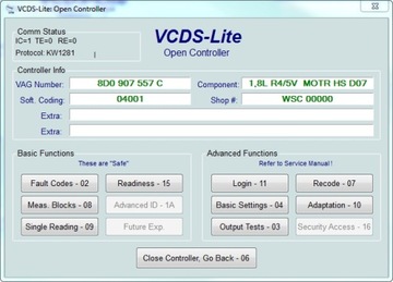 ПОЛЬСКИЙ диагностический интерфейс OBD-2 VAG COM KKL