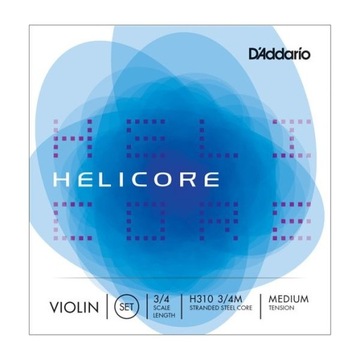 Struny do skrzypiec 3/4 HELICORE D'Addario H310