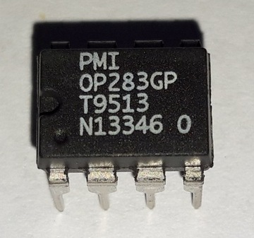 Podwójny wzmacniacz operacyjny OP283GP DIP-8.