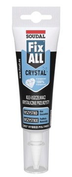 SOUDAL KLEJ FIX ALL FIXALL CRYSTAL TUBKA 125 ml