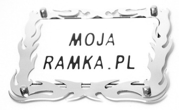 Ramka pod rejestrację na Motocykl do Chopper Inox!