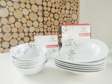 Serwis zestaw MISEK NA DESERY / ZUPY 12 pcs
