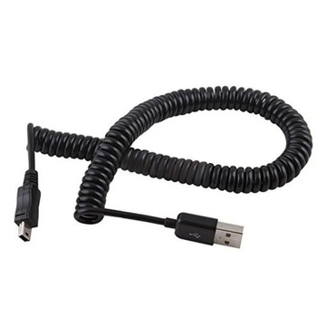 Kabel USB - Mini USB sprężynka spirala 30-300cm