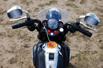 HARLEY SUPER MOTOR ЧОППЕР С АККУМУЛЯТОРОМ + КОРОБКА