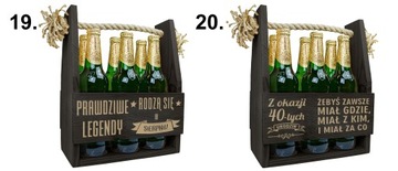 КОРОБКА ДЛЯ ПИВА С ГРАВИРОВКОЙ ПОДАРОК ​​НА ДЕНЬ РОЖДЕНИЯ