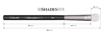клавирная кисть «50 оттенков глаз» 239С
