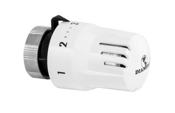 DIAMOND głowica termostatyczna MINI 398 biała