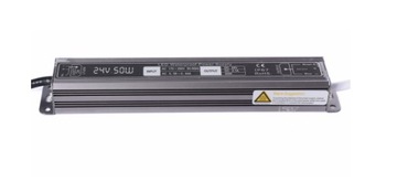 YPS ZASILACZ LED wodoodporny IP67 24V 2,1A 50W