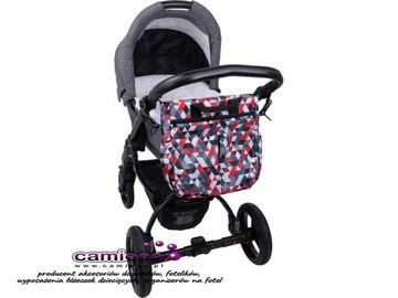 ВМЕСТИТЕЛЬНАЯ СУМКА ДЛЯ КОЛЯСКИ, БОЛЬШИЕ сумки в коляску для мамы на прогулку, застежки