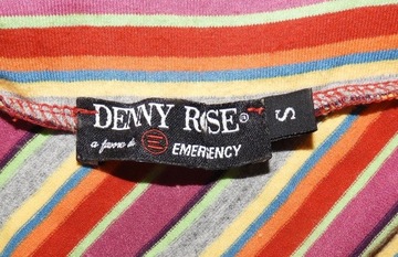 Denny Rose top w kolorowe pasy bez rękawów S