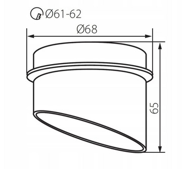 Галогенный потолочный светильник ZWIS TURA