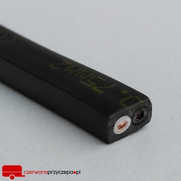 Przewód 2x0,75mm PŁASKI 2żyły - KABEL dwużyłowy PL