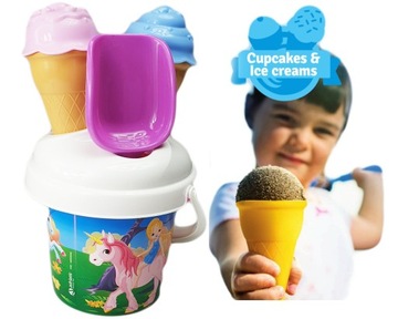 ZESTAW DO PIASKU foremki lody