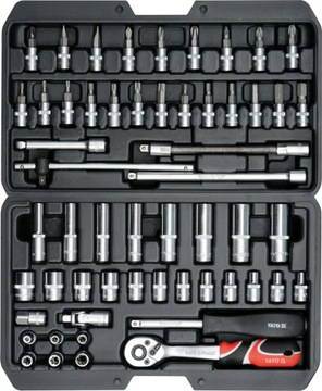 YATO ZESTAW NARZĘDZIOWY 1/4 56SZT YT-14501