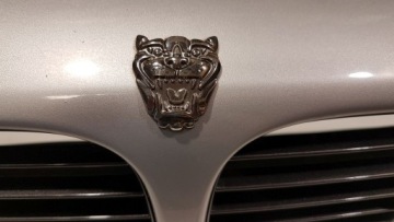 РЕШЕТКА РАДИАТОРА ГЛУХАЯ JAGUAR XJ X350 2W93-8A100-A СЕРЕБРИСТЫЙ