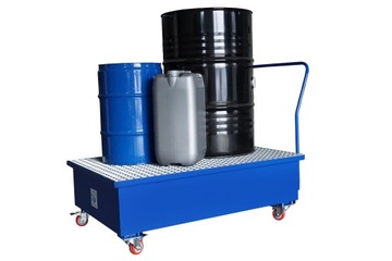 Поддон для сбора капель 1210 x 810 x H400, мобильный