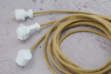 кабель в натуральной оплетке JUTA Spider LOFT