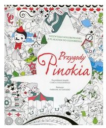 Kolorowanka Przygody Pinokia i plakat antystres