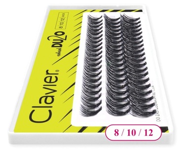 CLAVIER DU2O СМЕСЬ ДЛЯ РЕСНИЦ С ДВОЙНЫМ ОБЪЕМОМ 8/10/12