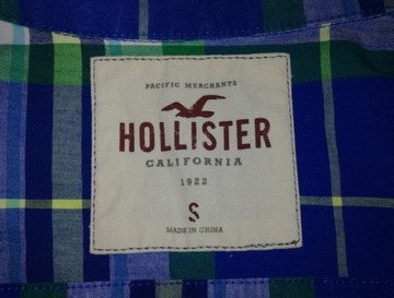 HOLLISTER Abercrombie niebieska koszula kratka S