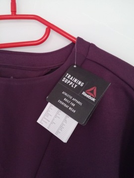 Bluza Reebok fiolet śliwka xs NOWA