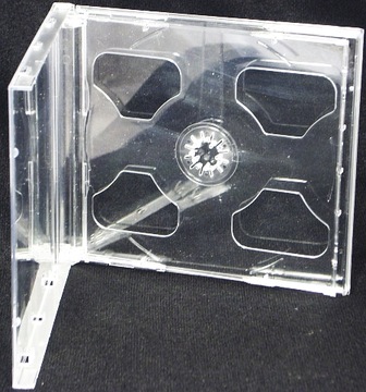 Коробки для 2 компакт-дисков Jewel Case CLEAR - 5 шт. Польский продукт