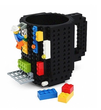 КРЕАТИВНАЯ КИРПИЧНАЯ КРУЖКА + БЛОКИ НАБОР БЛОКОВ В ПОДАРОК ​​ЕМКОСТЬ 350мл