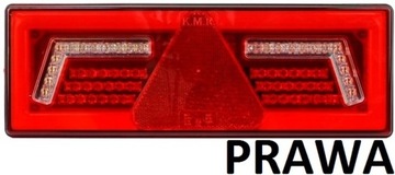Lampa LED 106 12/24V tylna prawa KMR z trójkątem