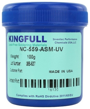 FLUX TOPNIK BGA SMD KINGFULL NC-559-ASM-UV 100g