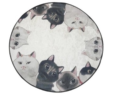 DYWANIK ŁAZIENKOWY *ART CATS* 100 cm