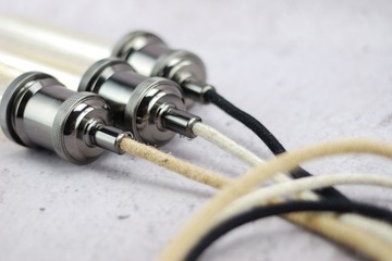 metalowa oprawka e27 czarna VINTAGE z kołnierzem lampa pająk edison LOFT