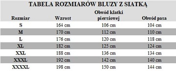 Толстовка для пчеловодства LYSOŃ из сетки с шапочкой, размер XXXXL