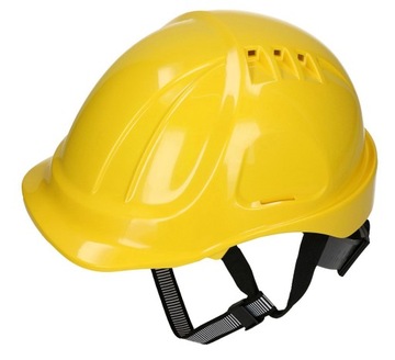 HEŁM OCHRONNY KASK BUDOWLANY ŻÓŁTY