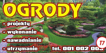 Рекламный баннер 2х1 - Газонокосилки - Бесплатный проект