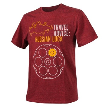 HELIKON Koszulka T-Shirt Russian Luck Czerwona L