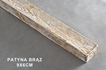 Брус деревенский декоративный тесаный 9х6 2М