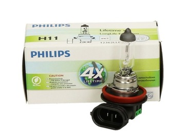 ŻARÓWKA PHILIPS 12V H11 55W LONGLIFE ECOVISION