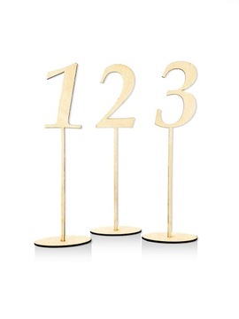 CYFERKI NUMERY na stół ŚLUB! 30 cm! Wzory SKLEJKA!