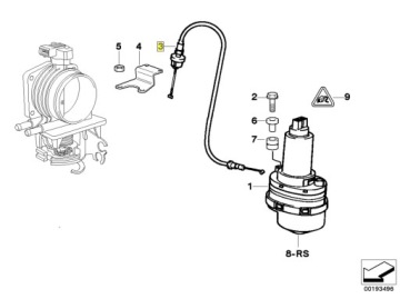 Трос круиз-контроля для BMW E39 2.0/2.3/2.8
