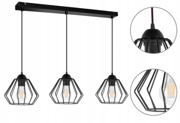 ПОТОЛОЧНЫЙ ПОДВЕСНОЙ СВЕТИЛЬНИК DIAMOND LOFT EDISON