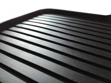 HYUNDAI TUCSON I (2004-2010) комплект резиновых ковриков OEM штатный черный с логотипом