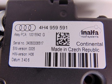 4H4959591 MOTOREK STŘEŠNÍHO OKNA AUDI A8 D4 LONG