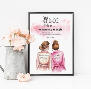 БОЛЬШОЙ ПОСТЕР А3 30х40 см, просьба для свидетеля 3