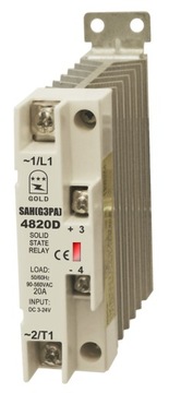 PRZEKAŹNIK stycznik Radiator SSR 20A na SZYNĘ