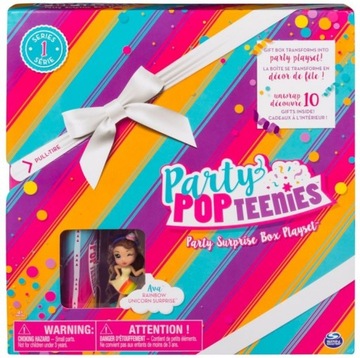 Figurki PARTY POPTEENIES Zestaw przyjęcie niespodz