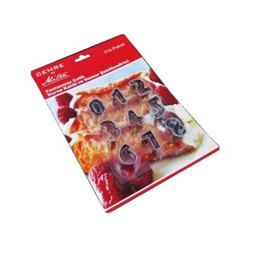 Wykrawacze Cyfry Metalowe-od 0 do 8