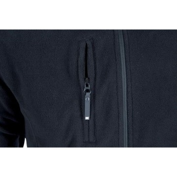 Флисовая куртка, черная, размер XS.